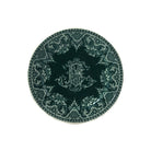 Gien Set of 4 Dessert Plates Monogramme - Les Dépareillées Green