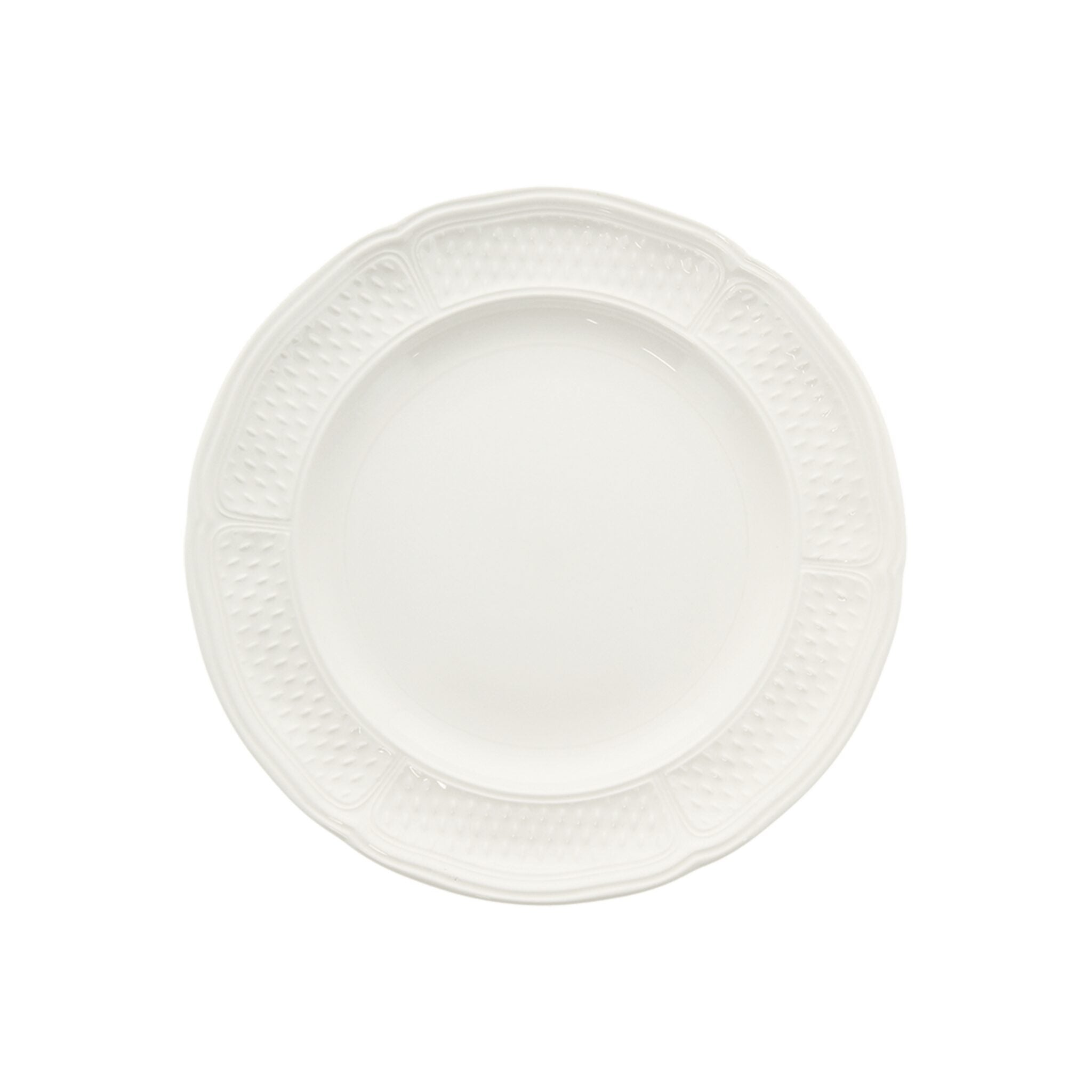 Gien Set of 4 Dessert Plates - Pont Aux Choux White