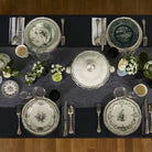 Gien Set of 4 Dessert Plates Vues D'Orient - Les Dépareillées Green, alternate view