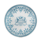 Gien Set of 4 Dinner Plates Blason - Les Dépareillées Blue