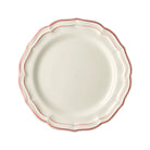 Gien Set of 4 Dinner Plates - Filet Coral