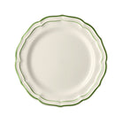 Gien Set of 4 Dinner Plates - Filet Fern Green