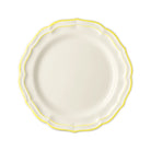 Gien Set of 4 Dinner Plates - Filet Lemon