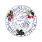 Gien Set of 4 Dinner Plates - Oiseau Bleu Fruits