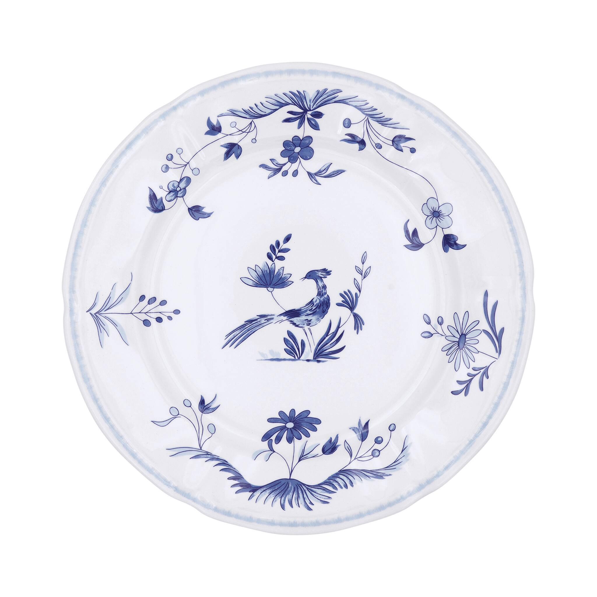 Gien Set of 4 Dinner Plates - Paradis Bleu