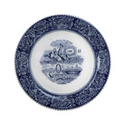 Gien Set of 4 Dinner Plates Rebus - Les Dépareillées Blue