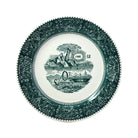 Gien Set of 4 Dinner Plates Rebus - Les Dépareillées Green