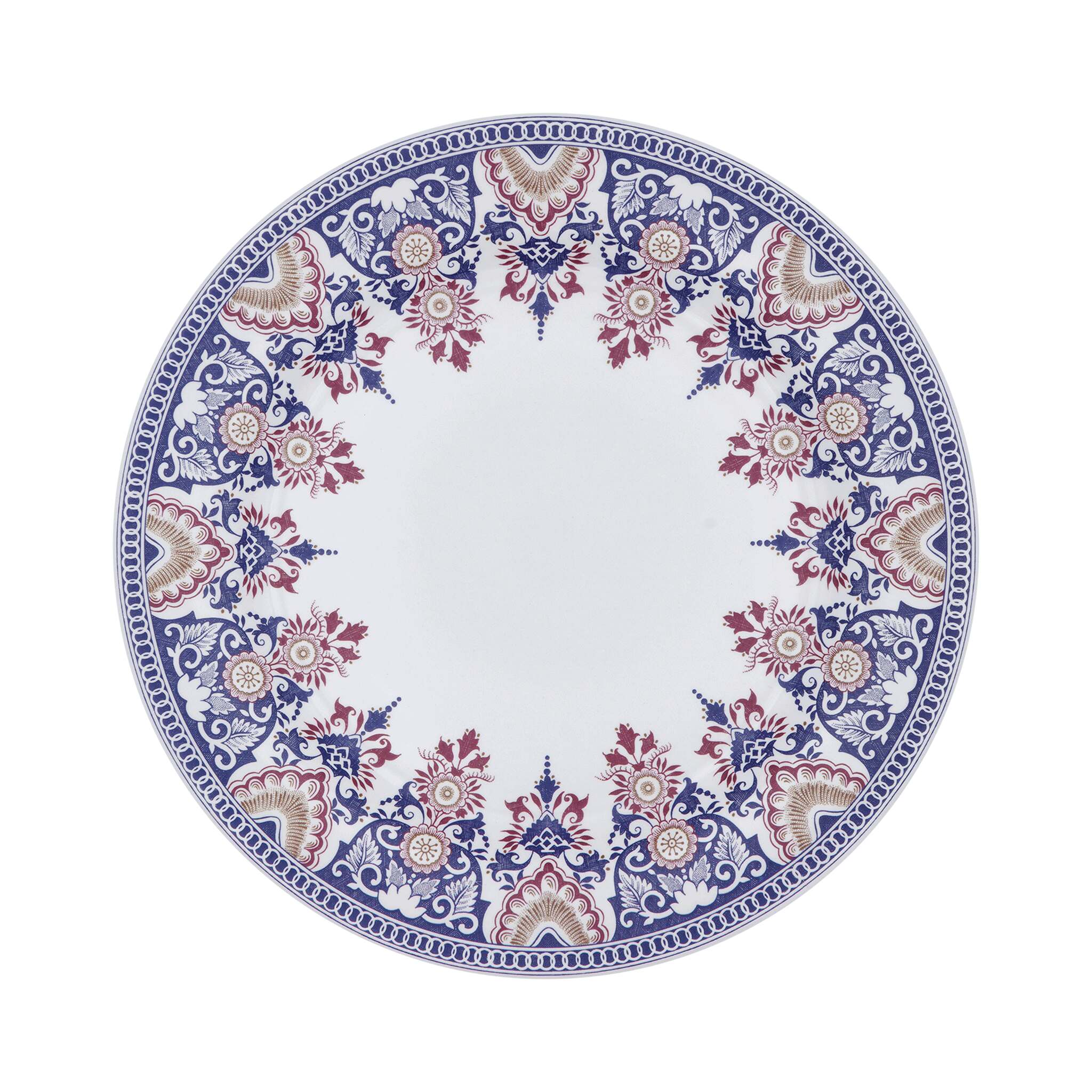 Gien Set of 4 Dinner Plates - Rouen Or