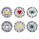 Gien Set of 6 Assorted Dessert Plates - L'Archipel Sentimental
