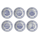 Gien Set of 6 Assorted Dessert Plates - Monuments De Paris