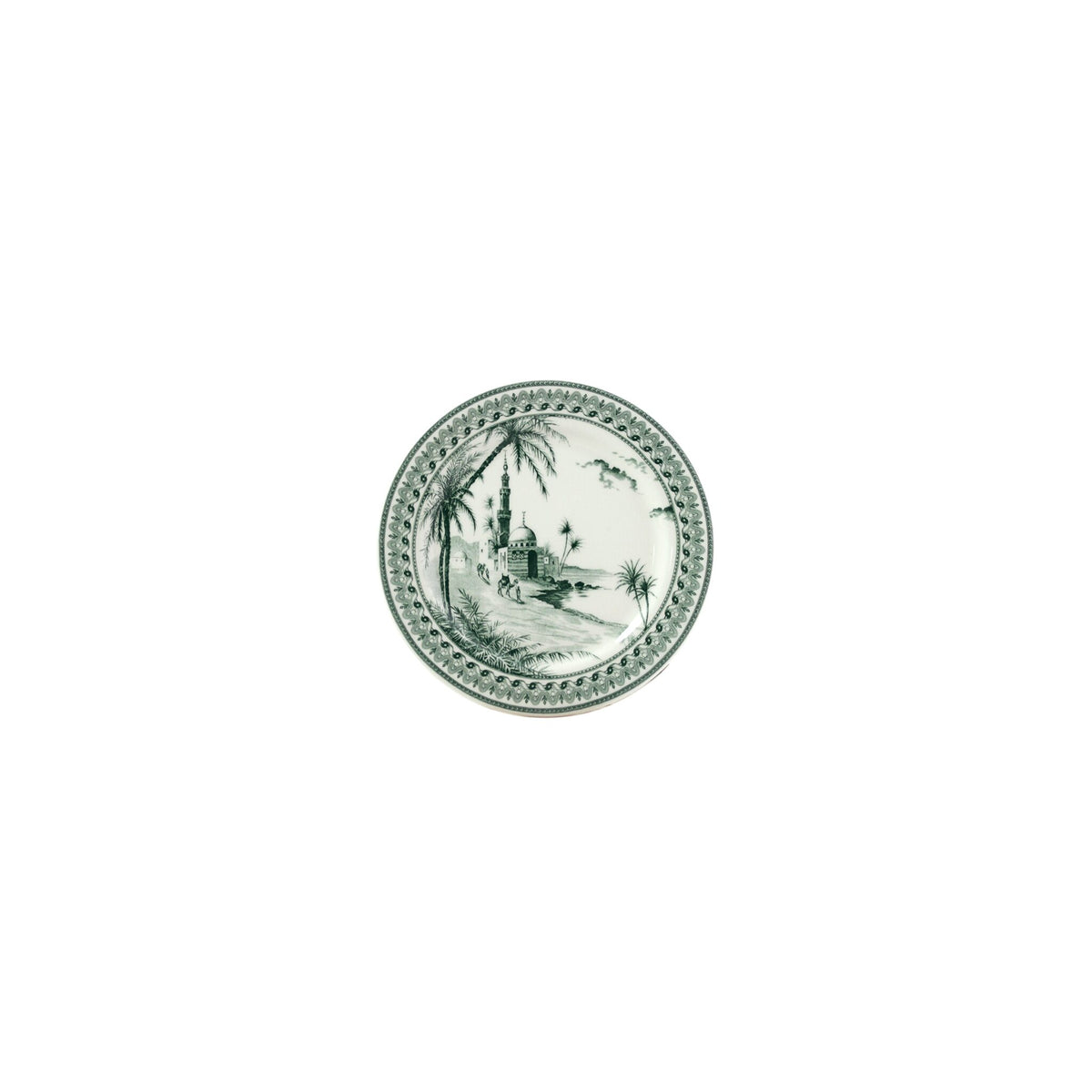Gien Set of 6 Coasters Assorted - Les Dépareillées Green, alternate view