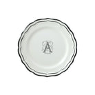 Gien Set of 6 Dessert Plates A - Filet Midnight Monogram