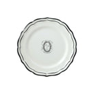 Gien Set of 6 Dessert Plates O - Filet Midnight Monogram