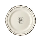 Gien Set of 6 Dinner Plates F - Filet Midnight Monogram