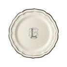 Gien Set of 6 Dinner Plates L - Filet Midnight Monogram