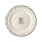 Gien Set of 6 Dinner Plates R - Filet Midnight Monogram
