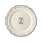 Gien Set of 6 Dinner Plates Z - Filet Midnight Monogram