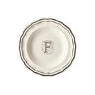 Gien Set of 6 Rim Soups F - Filet Midnight Monogram Soup Plates & Rimmed Soup Bowl