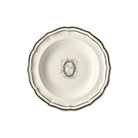 Gien Set of 6 Rim Soups O - Filet Midnight Monogram Soup Plates & Rimmed Soup Bowl
