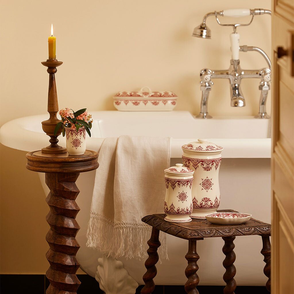 Gien Soap Holder - Rosace Bathroom Accessorie, alternate view