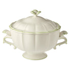 Gien Soup Tureen - Filet Green