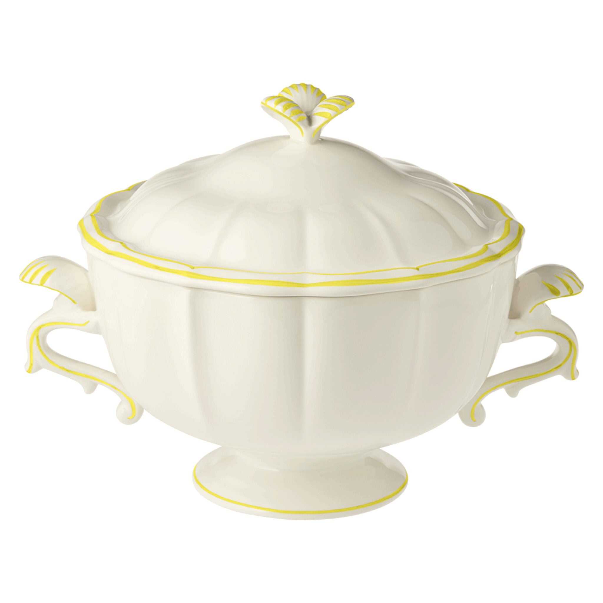 Gien Soup Tureen - Filet Lemon