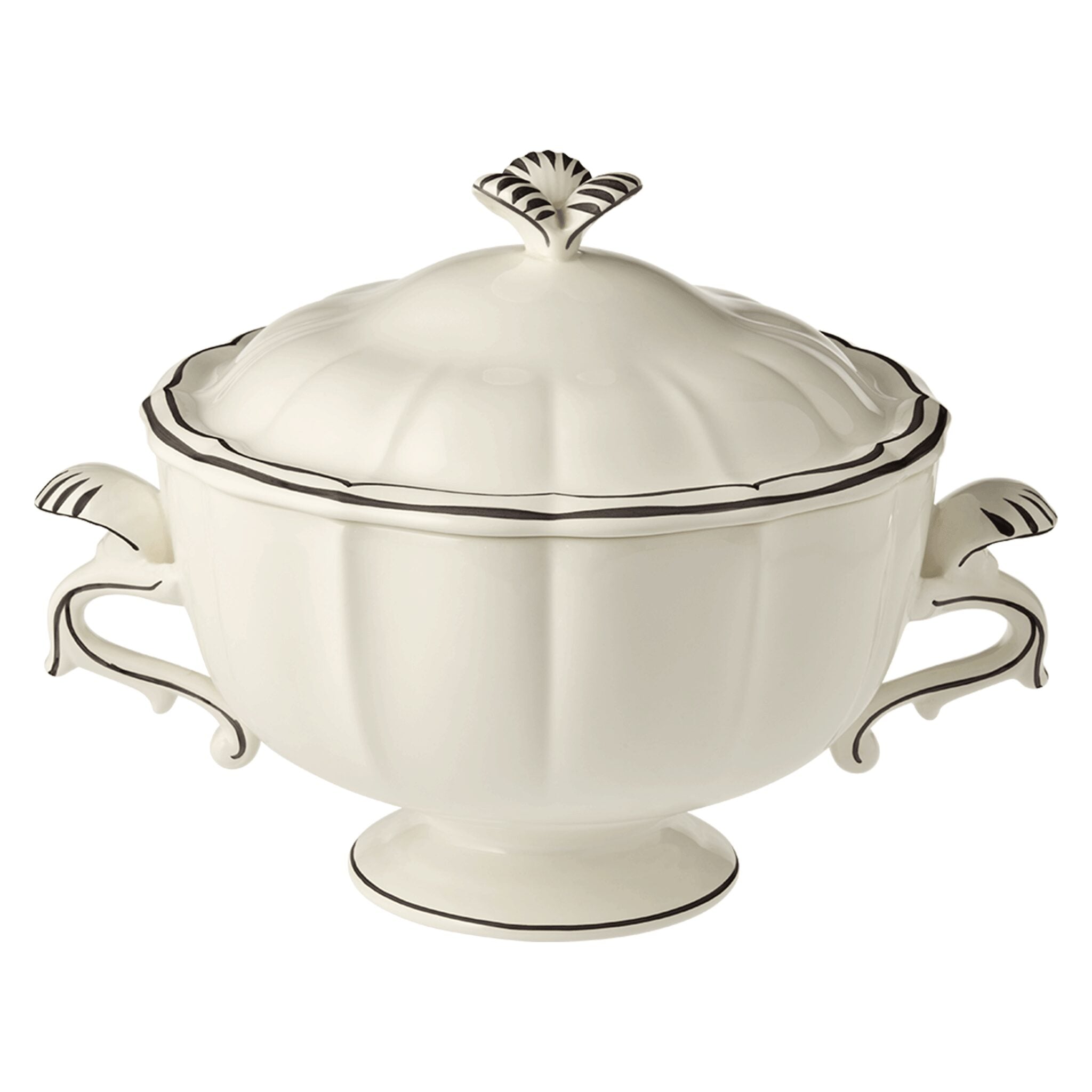 Gien Soup Tureen - Filet Midnight