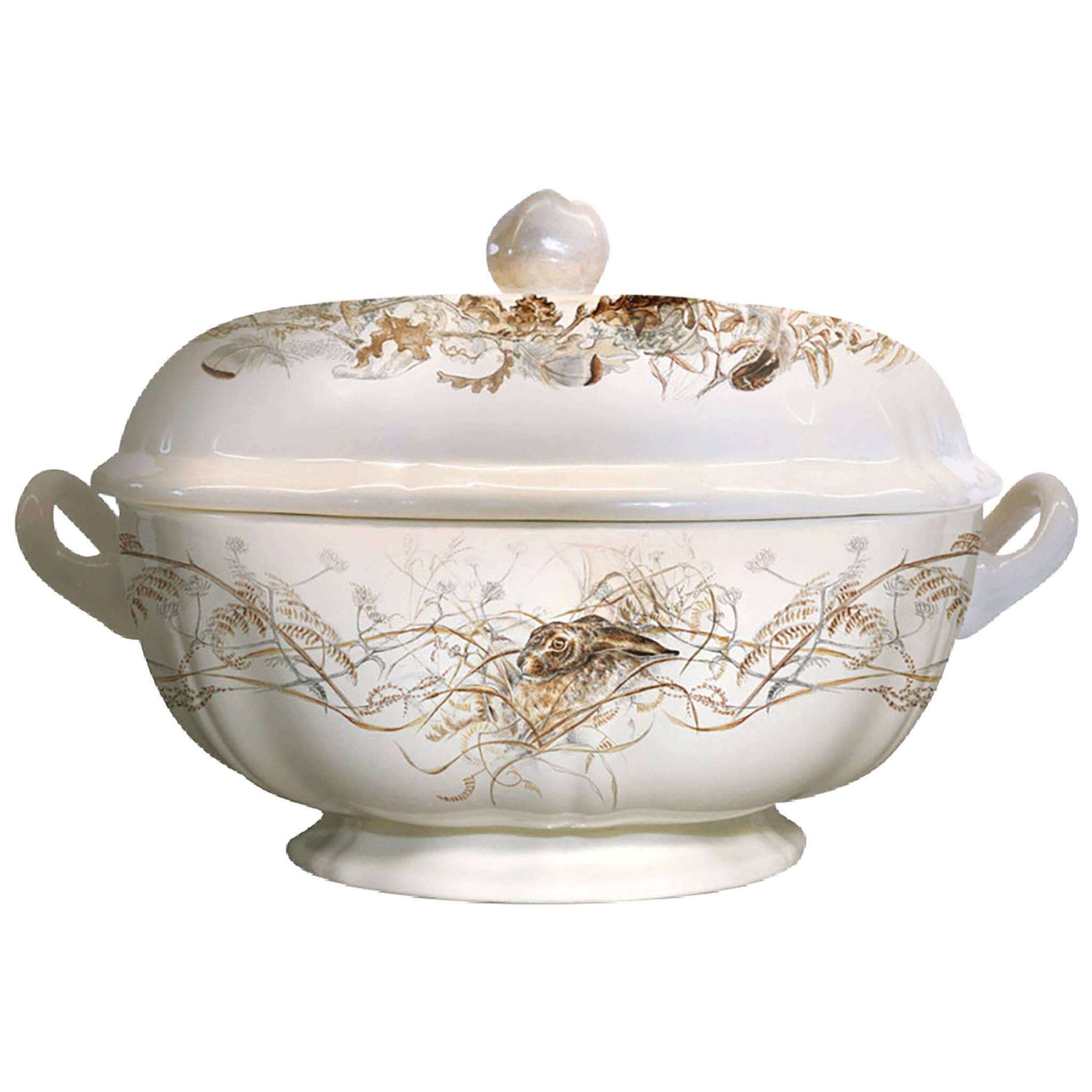 Gien Soup Tureen - Sologne