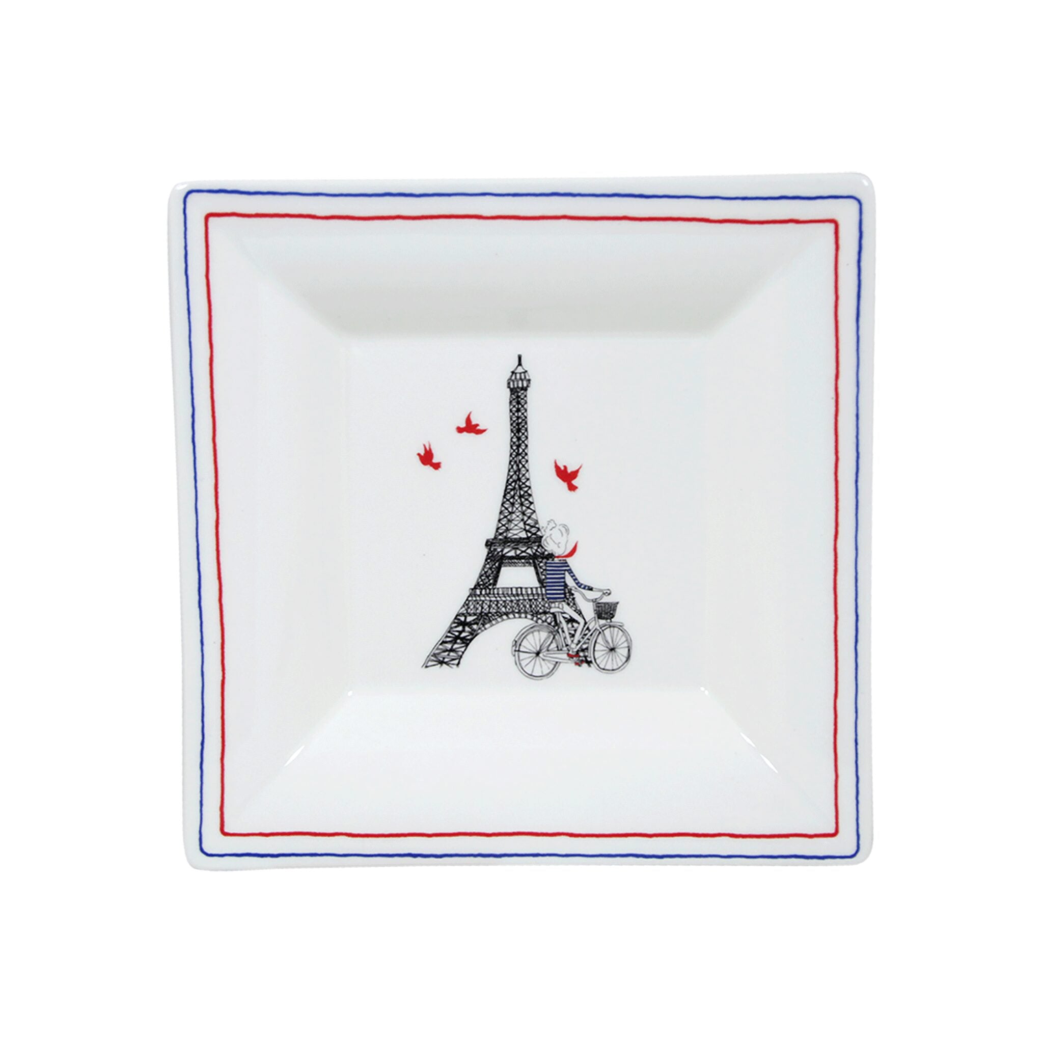 Gien Square Candy Tray XL - Ça C'est Paris ! Candy Dish
