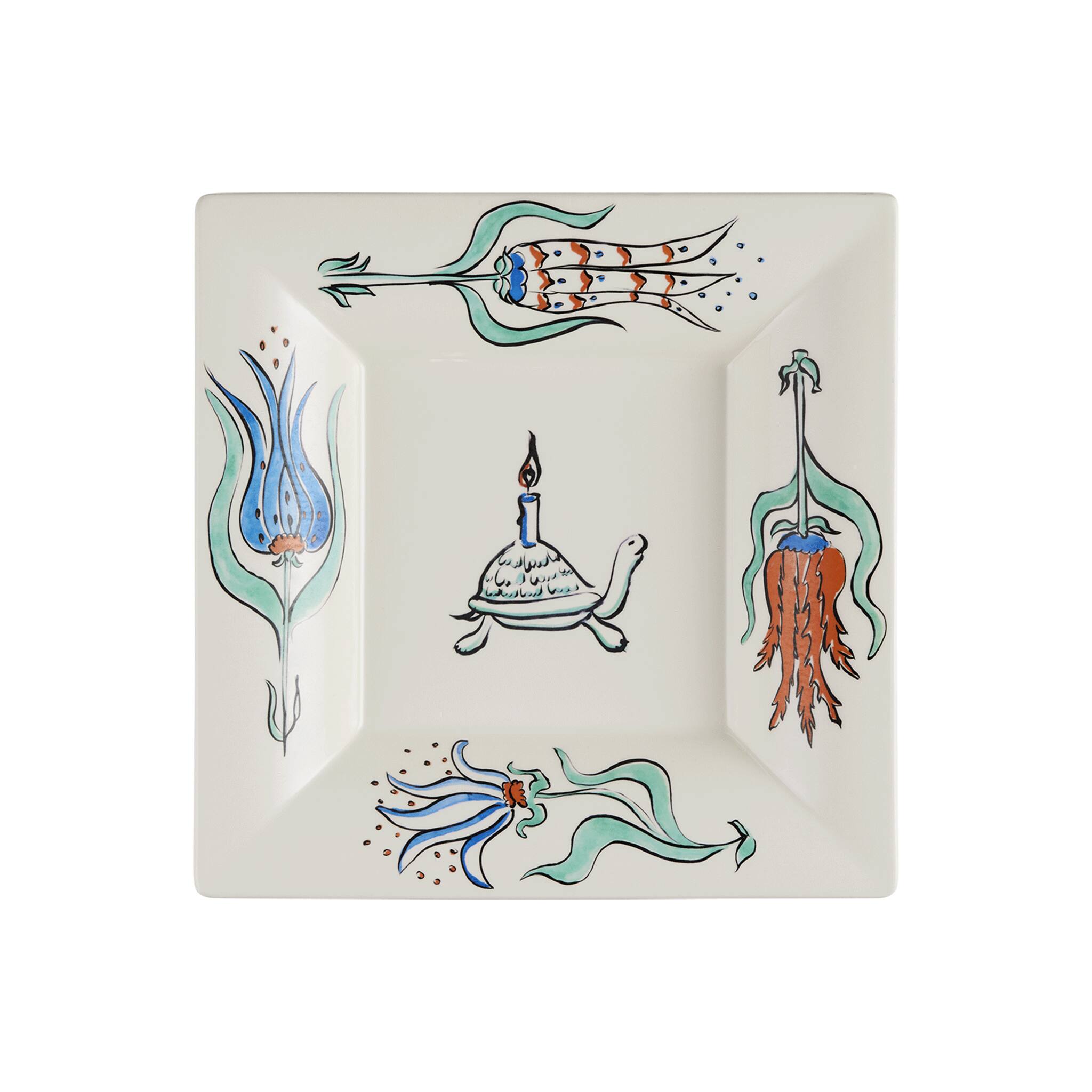 Gien Square Candy Tray XL - La Favorite Candy Dish