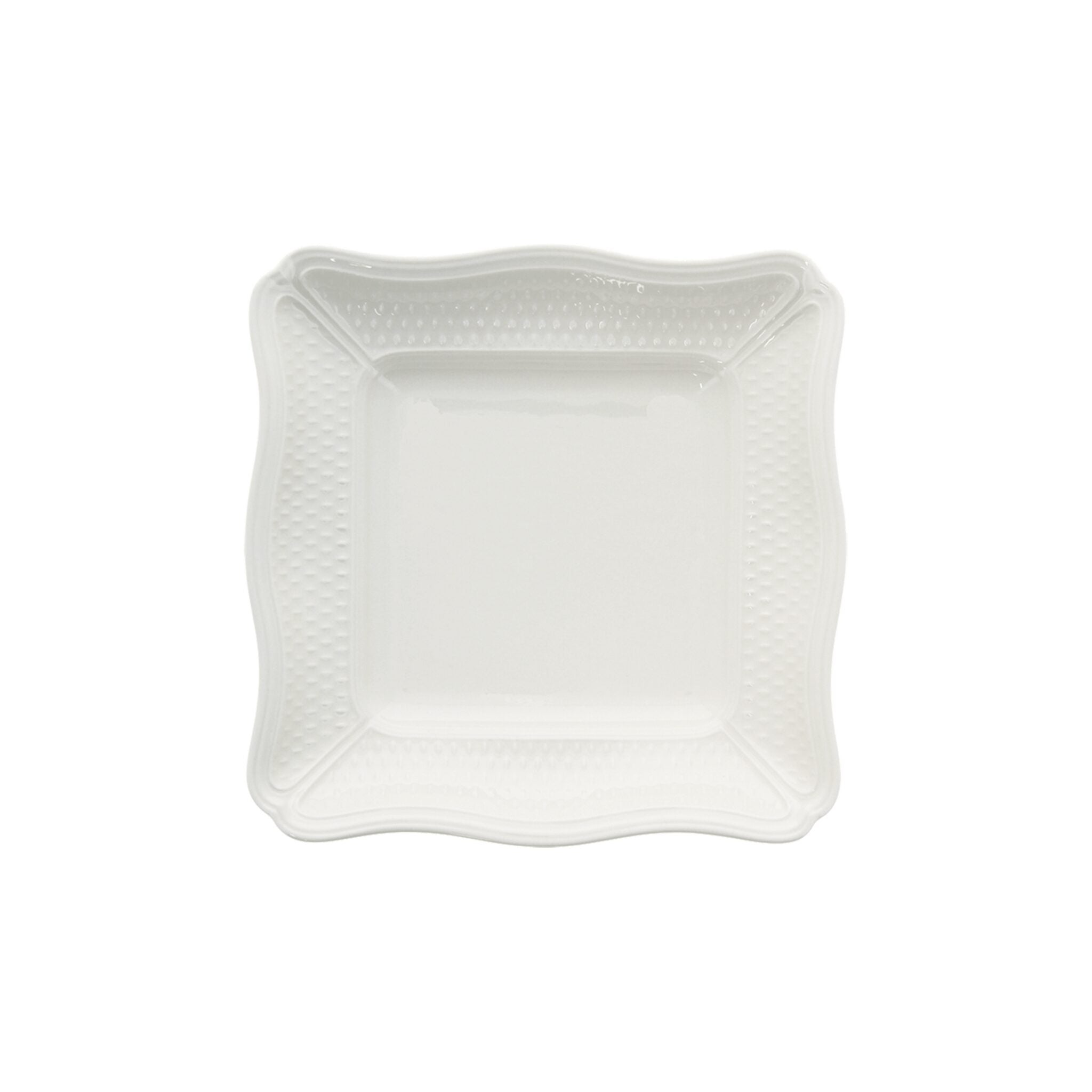 Gien Square Fruit Dish - Pont Aux Choux White Fruit Bowl