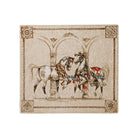 Gien Square Plate, Large - Chevaux Du Vent