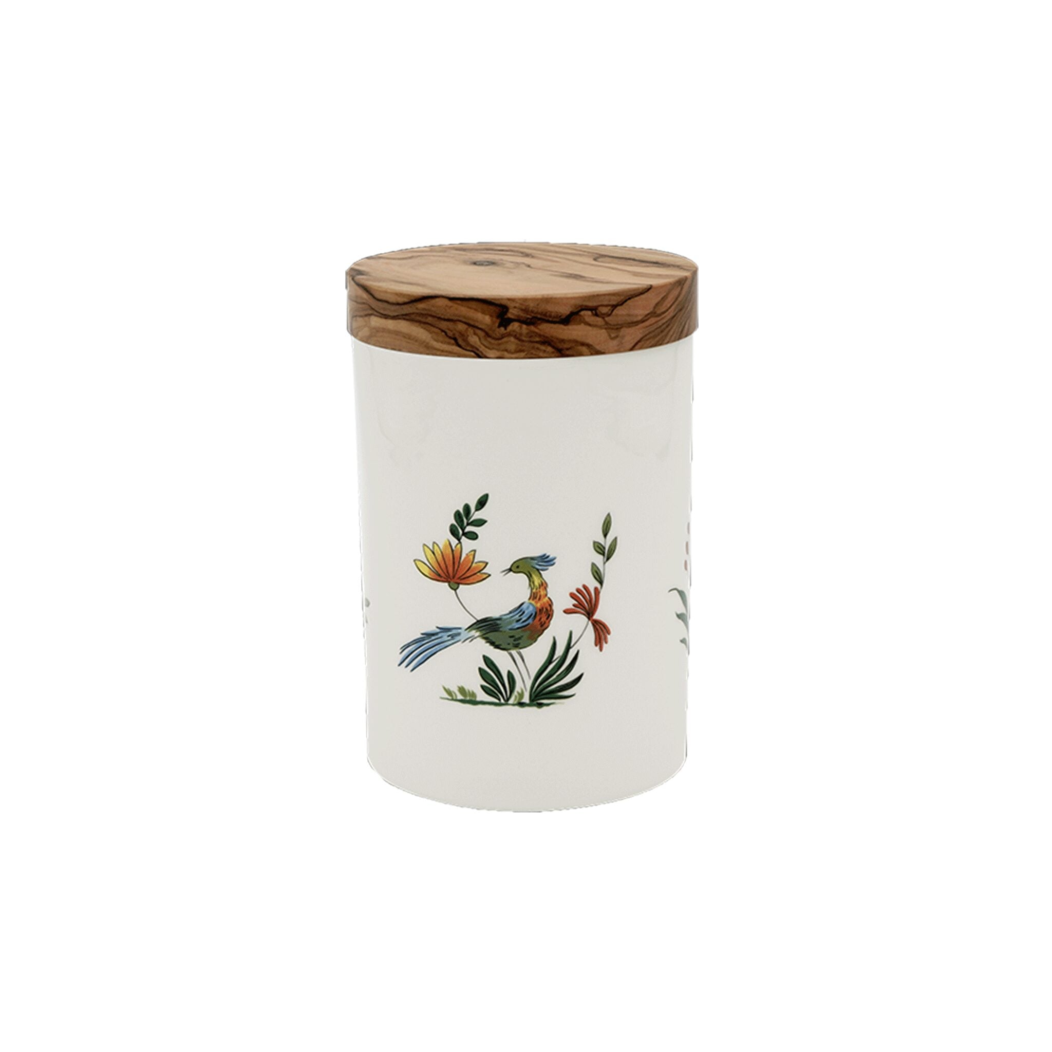 Gien Storage Jar, Large- Oiseaux De Paradis
