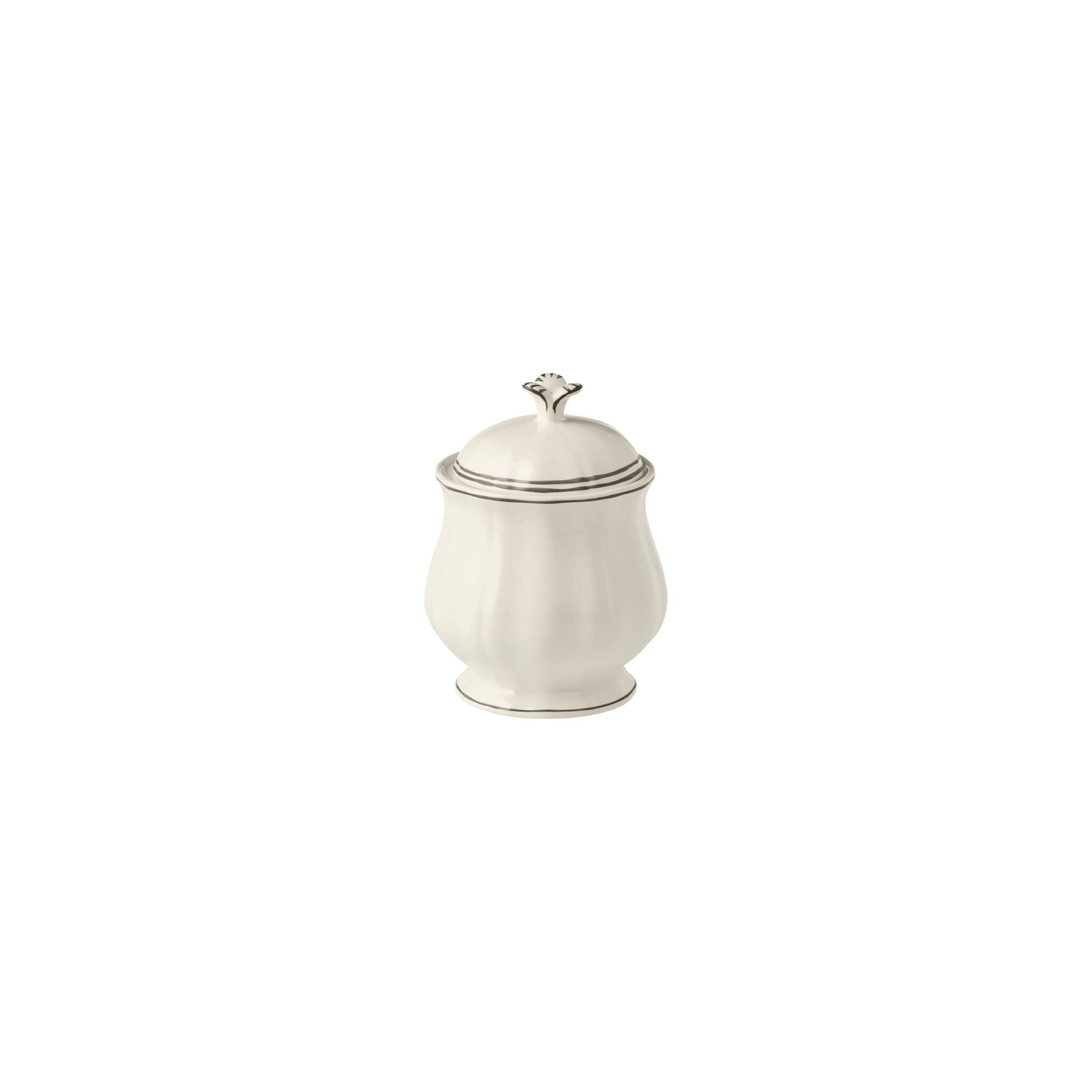 Gien Sugar Bowl - Filet Taupe