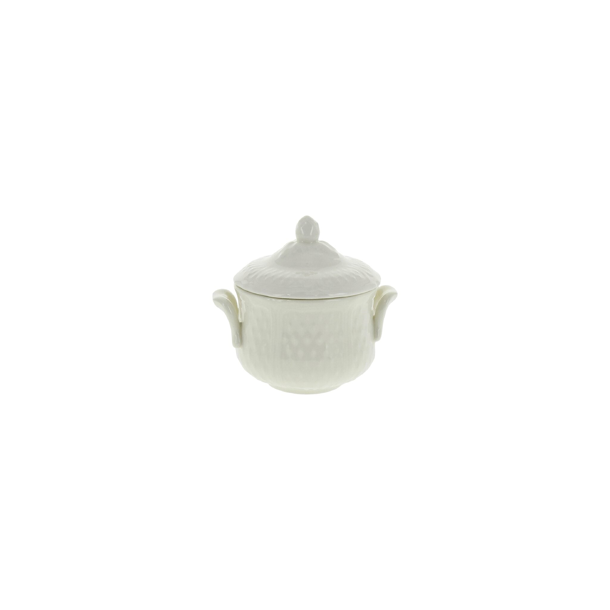 Gien Sugar Bowl - Pont Aux Choux White