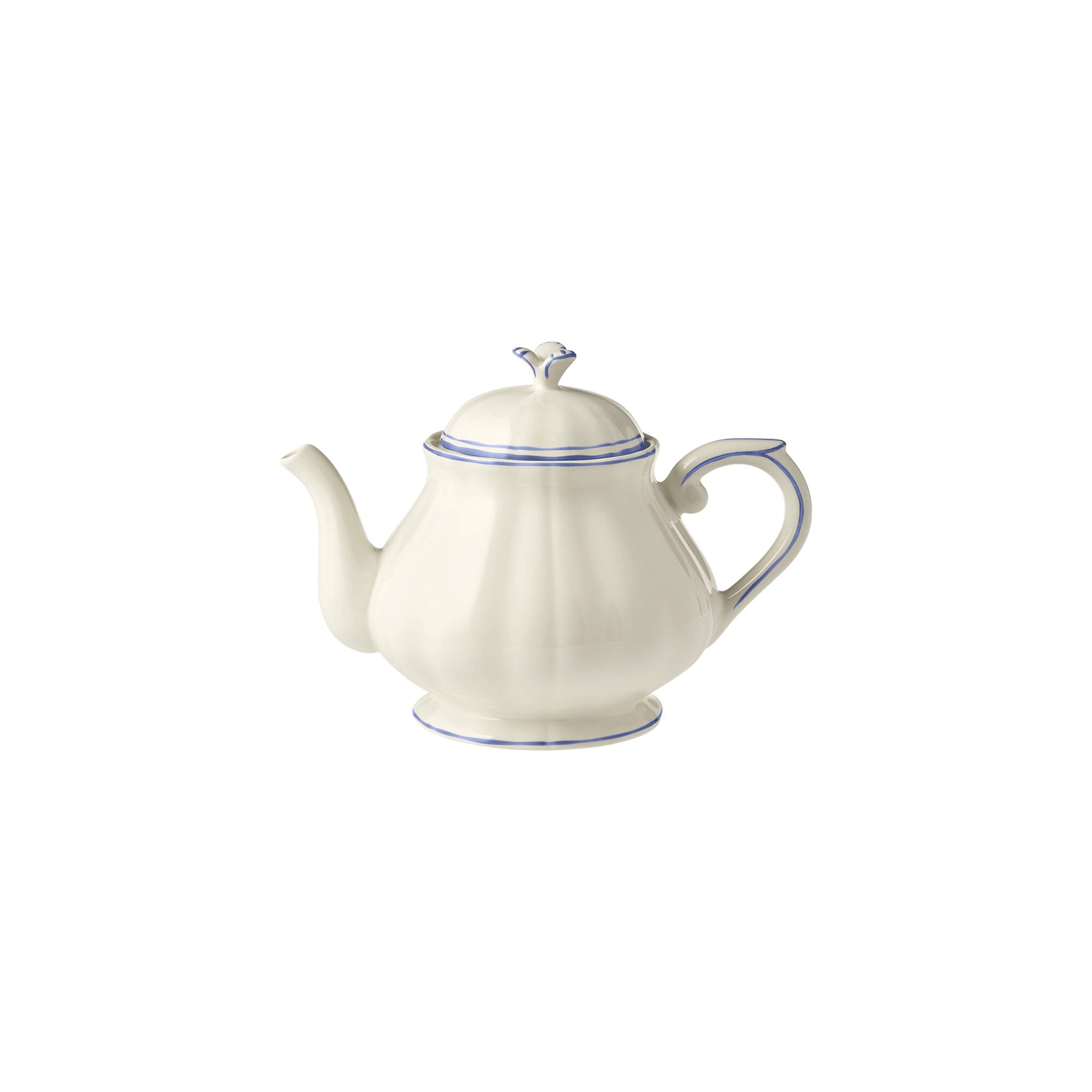 Gien Teapot - Filet Blue