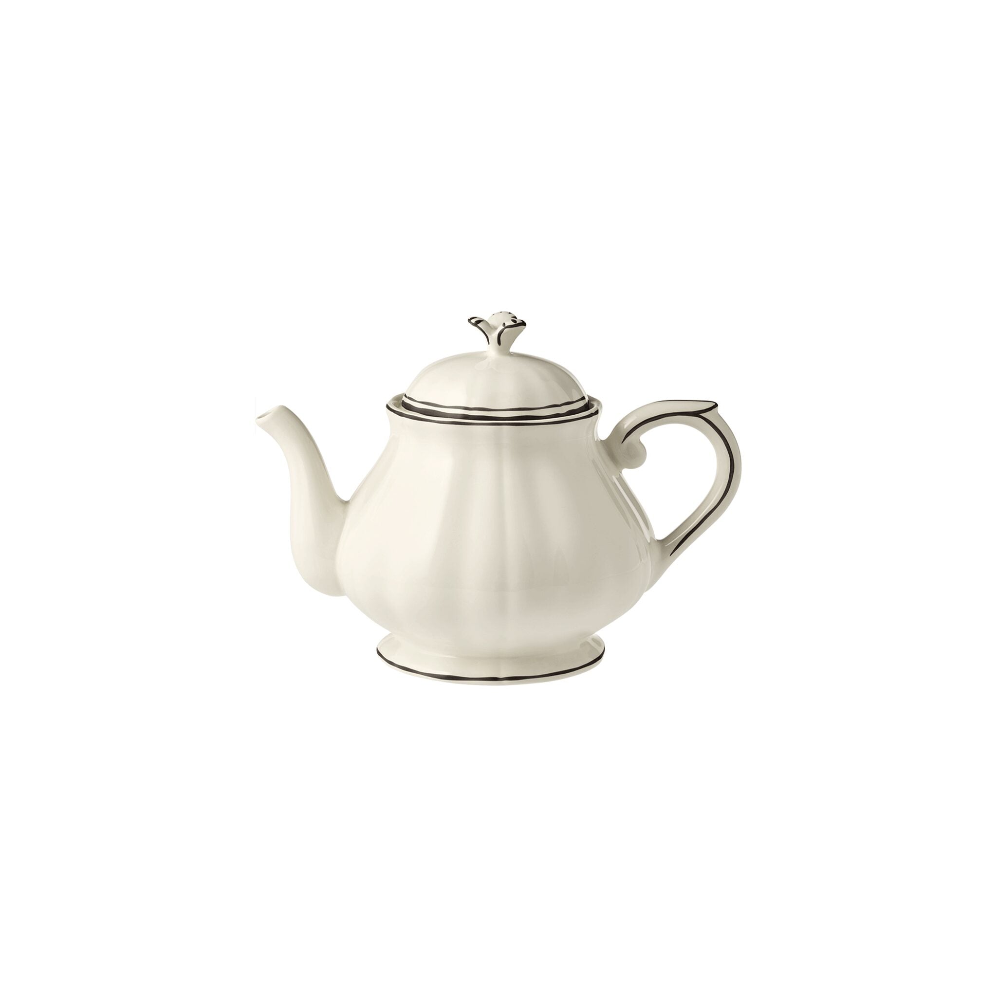 Gien Teapot - Filet Midnight