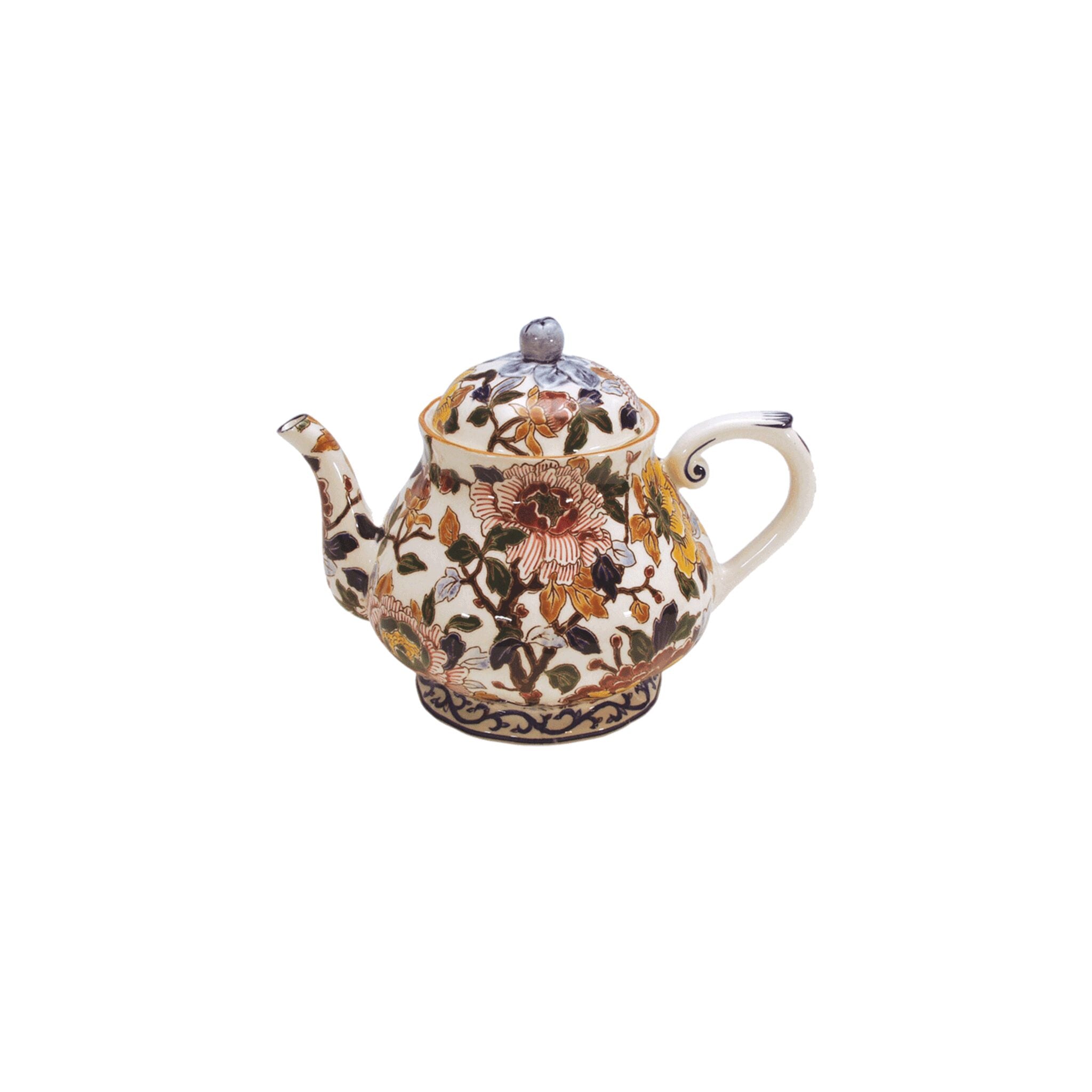 Gien Teapot - Pivoines
