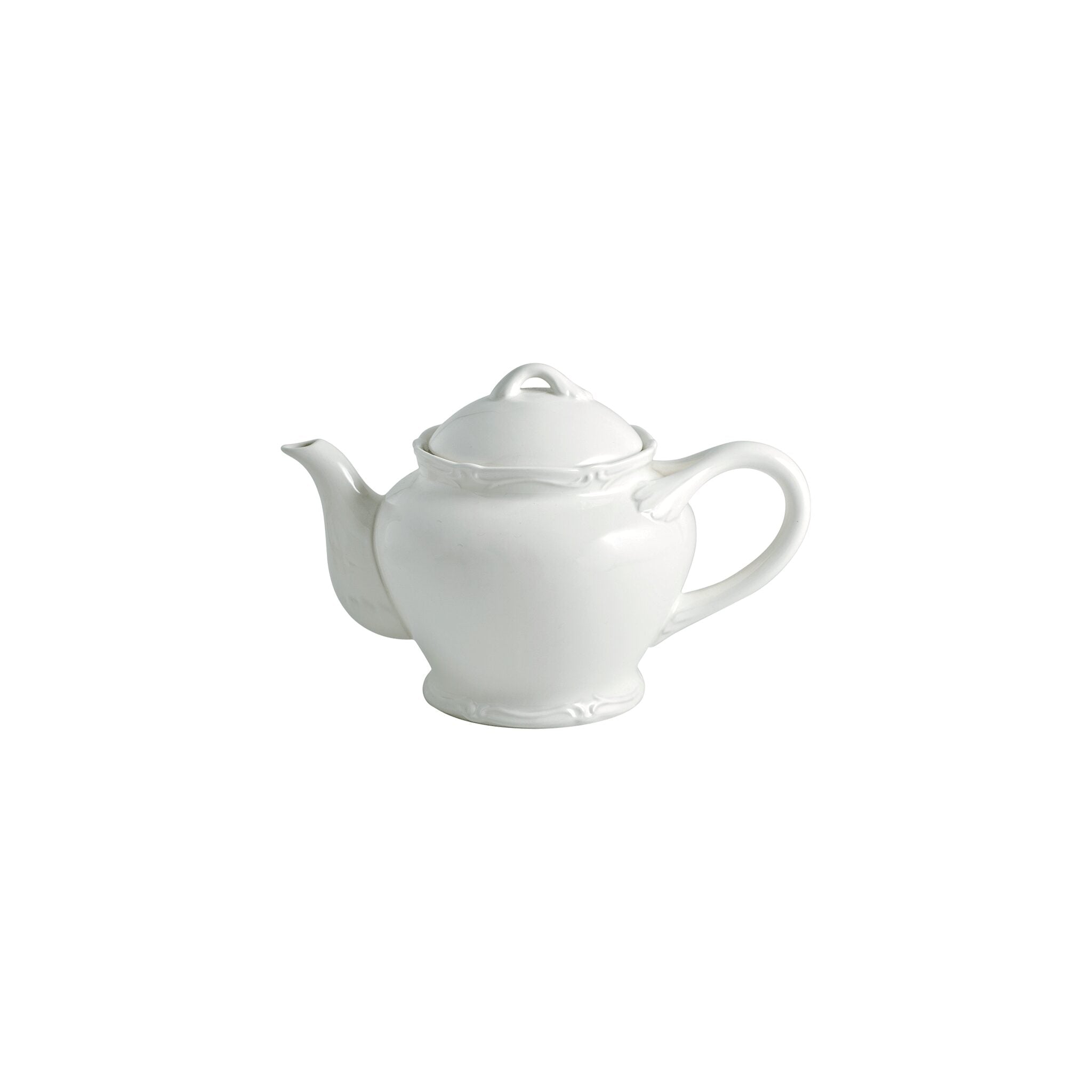 Gien Teapot - Rocaille White