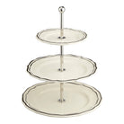 Gien Three-tier Cake Stand - Filet Midnight