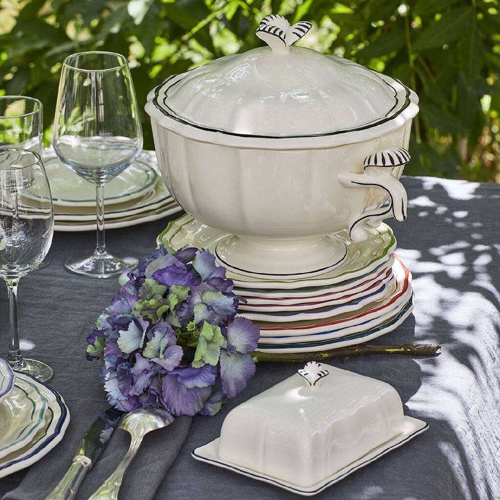 Gien Three-tier Cake Stand - Filet Midnight, alternate view
