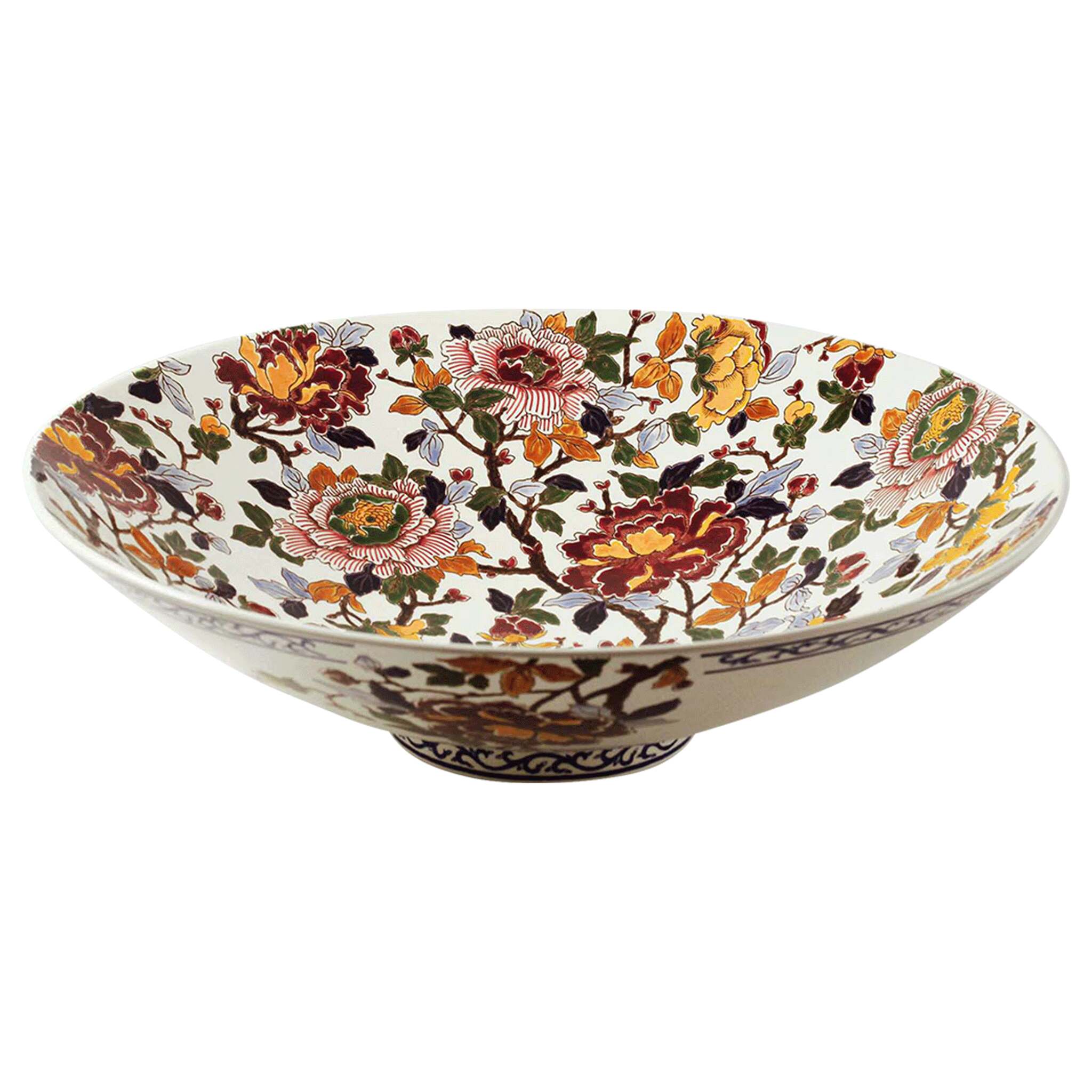 Gien Trevise Bowl - Pivoines
