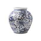 Gien Vase Cremone - Pivoines Bleues