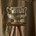 Gien Vase Faenza with Snake Handles - Rambouillet, alternate view
