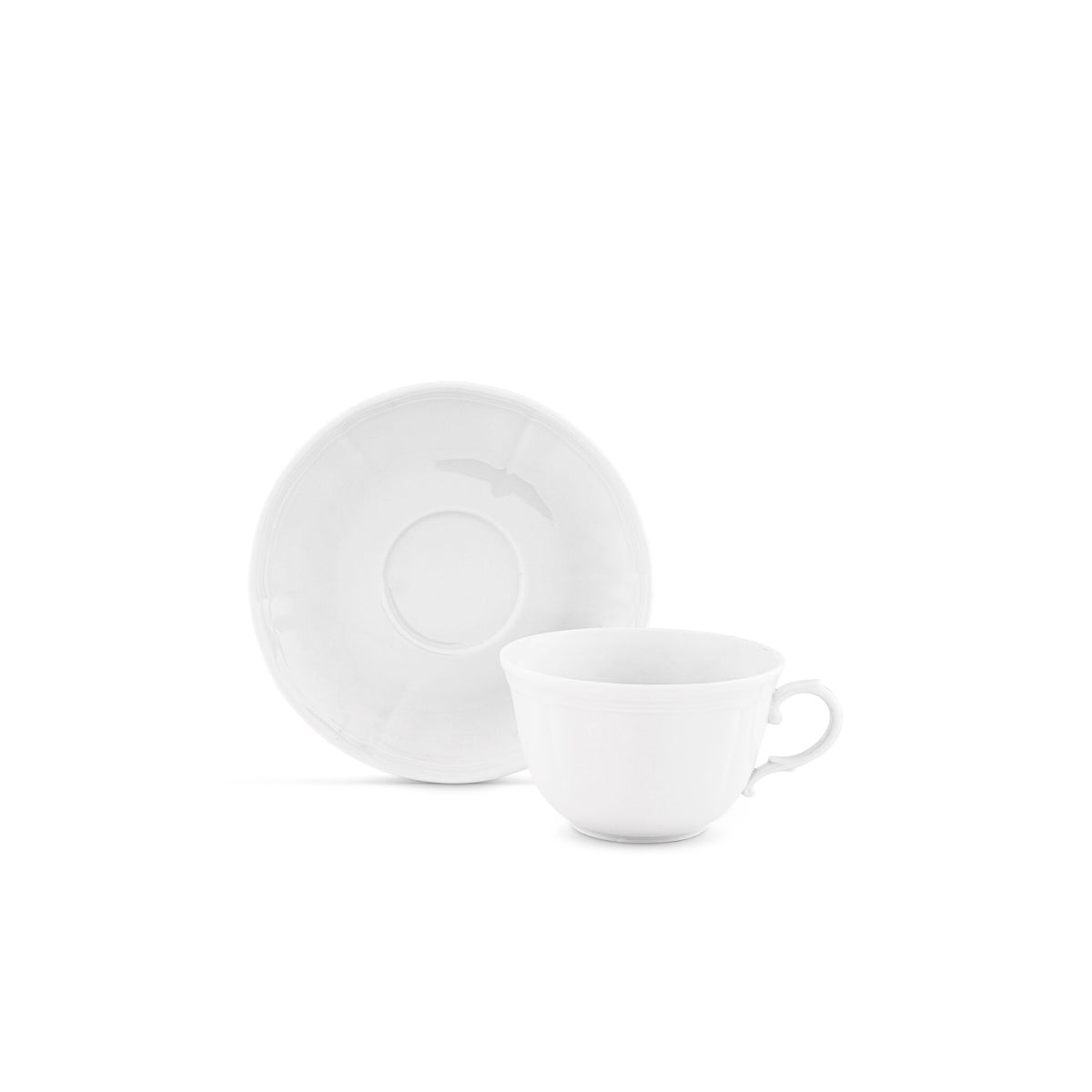 Ginori 1735 Antico Doccia Breakfast Cup, White, view 3