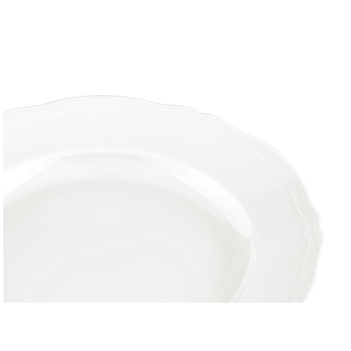 Ginori 1735 Antico Doccia Dessert Plate, White, view 3
