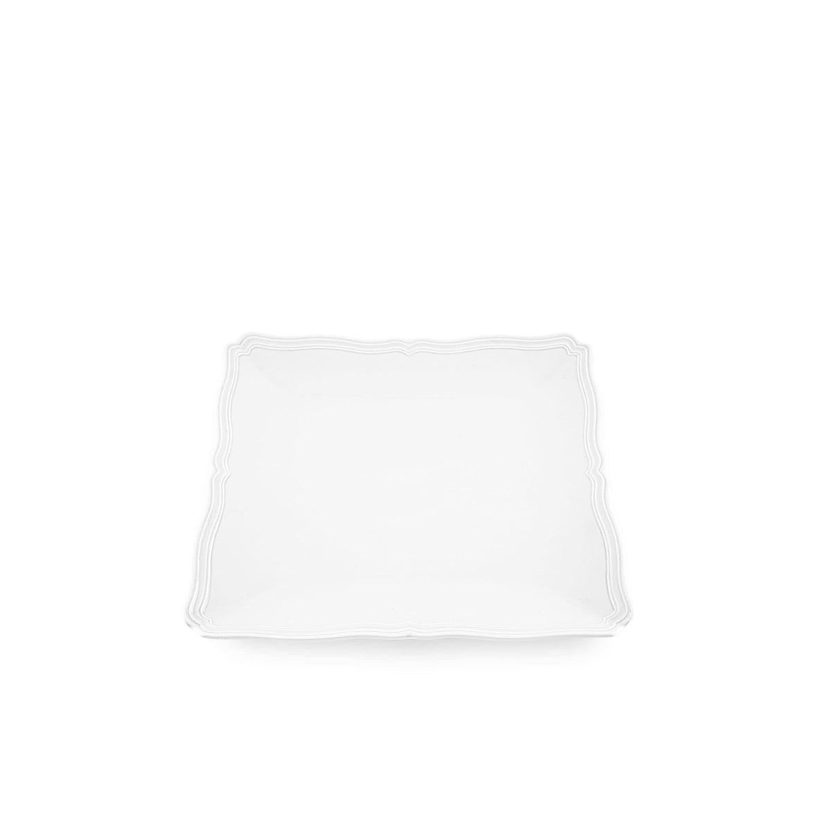 Ginori 1735 Antico Doccia Large Square Plate, White, view 2