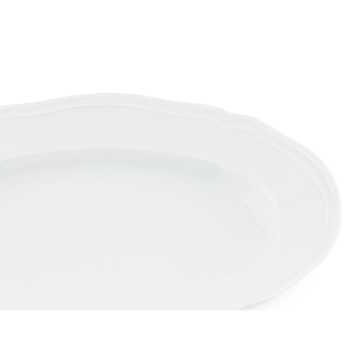 Ginori 1735 Antico Doccia Pickle Dish, White, view 3