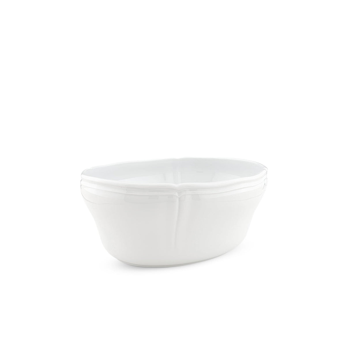 Ginori 1735 Antico Doccia Salad Bowl, White, view 2