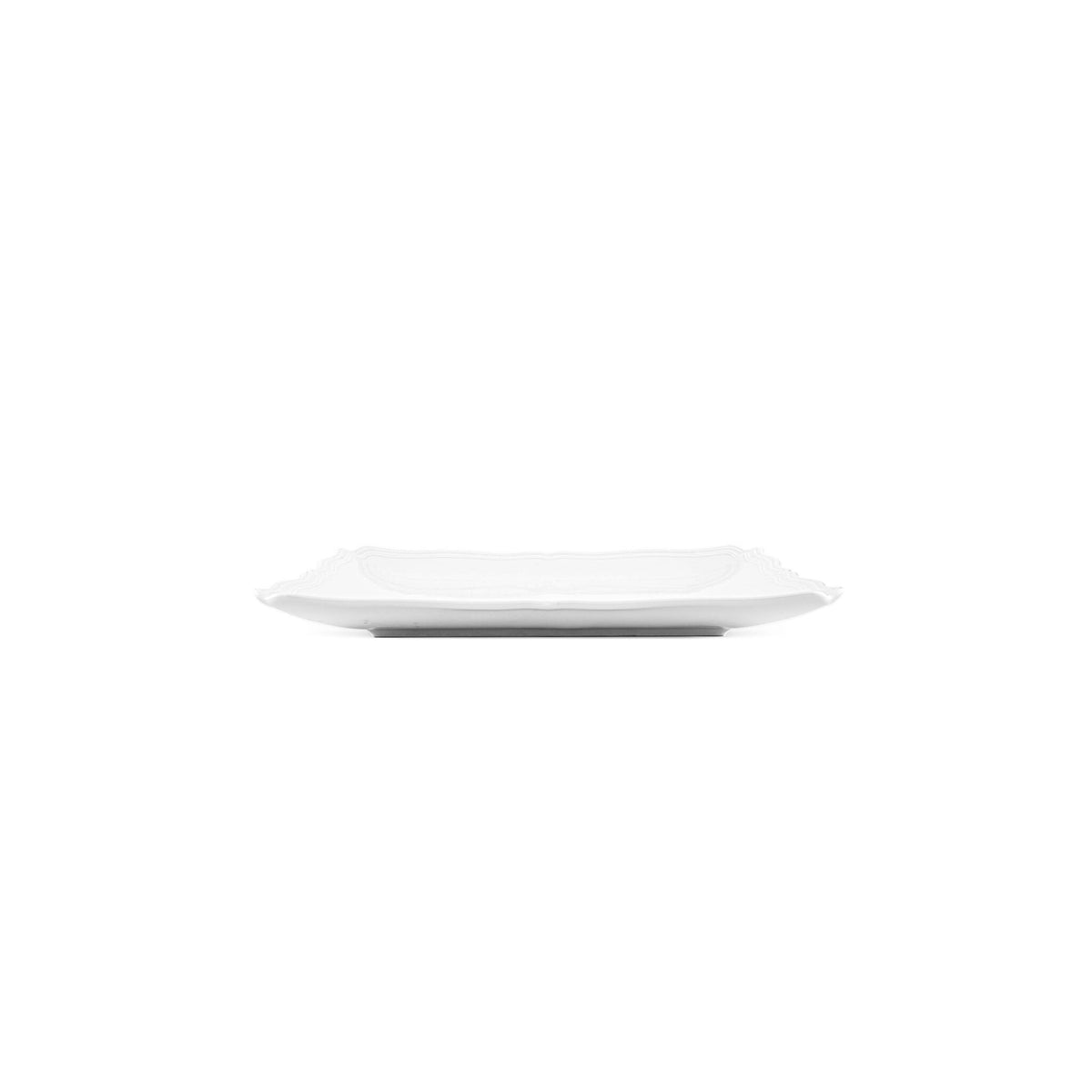 Ginori 1735 Antico Doccia Small Square Plate, White, view 4